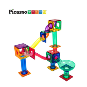PicassoTiles 70 Piezas de Mármol Run Magnetic Tiles  