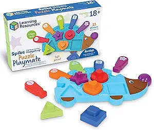 Juego de motricidad fina, reconocimiento de color y forma, juguetes Montessori